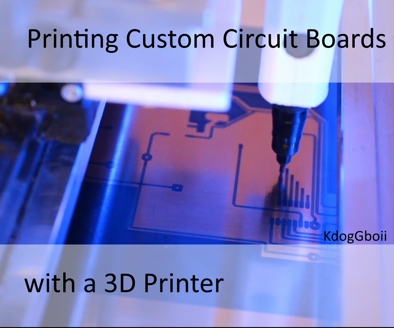 Printing Custom Circuit Boards With a 3D Printer