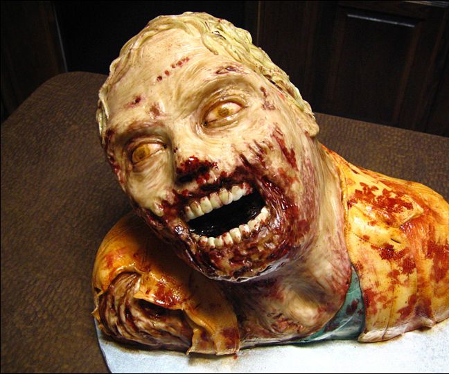Walking Dead Zombie Cake
