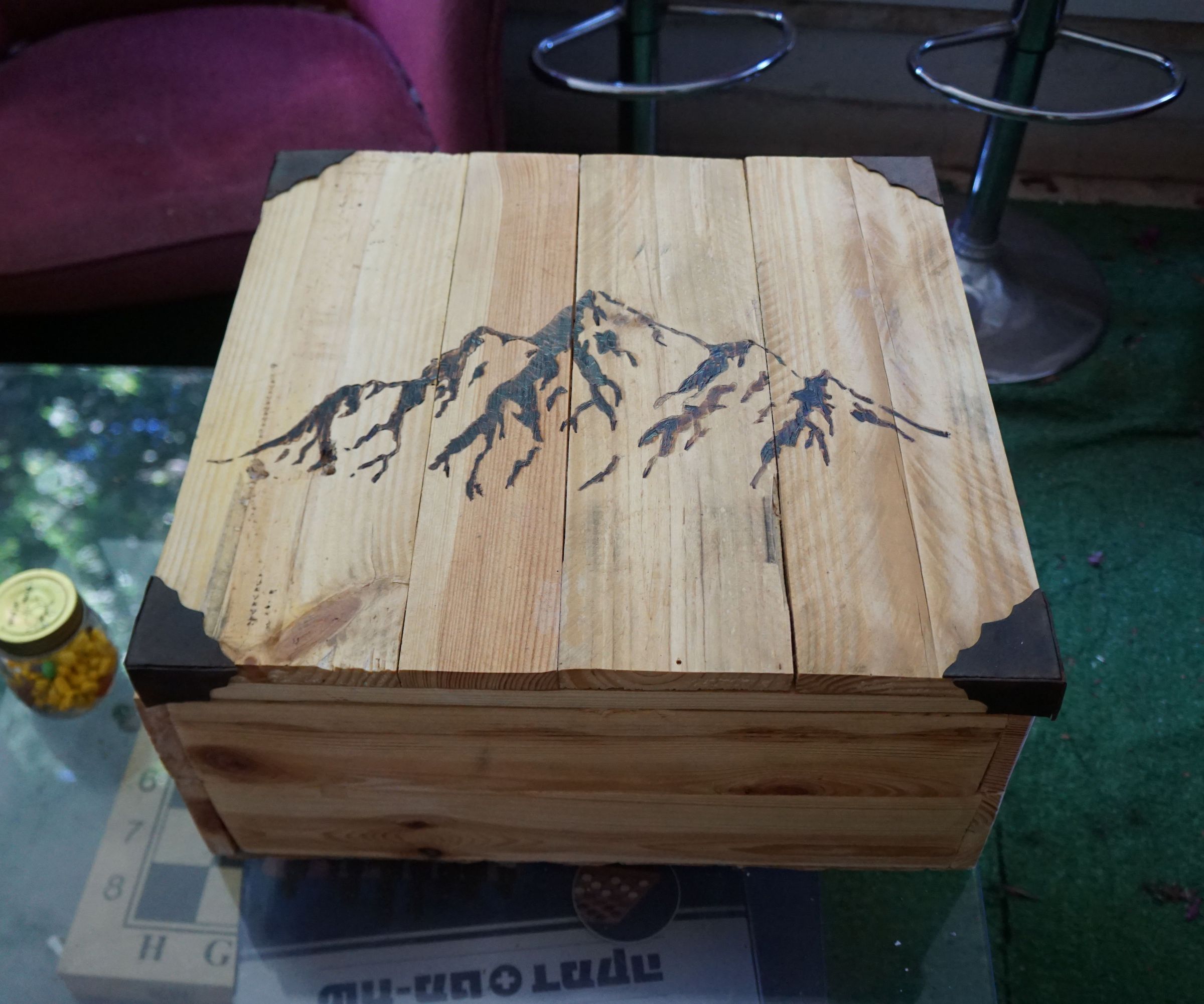Leather Tools Wooden Box