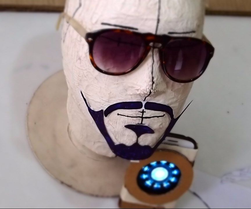 Zero Cost Iron Man Arc Reactor