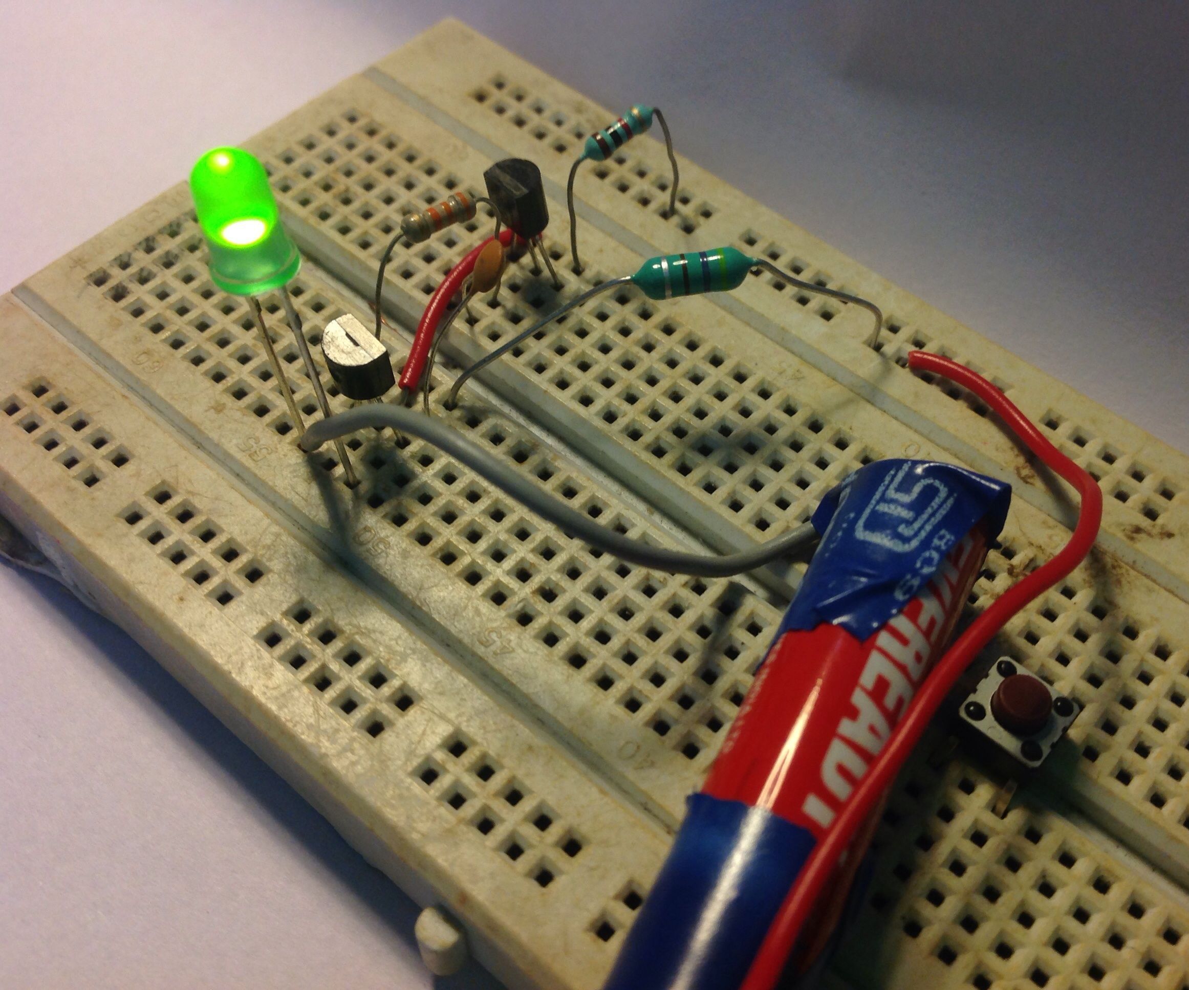 Super Simple Inductor Joule Thief!