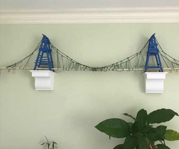 Popsicle Stick  Bridge With Capacity of 100lb+