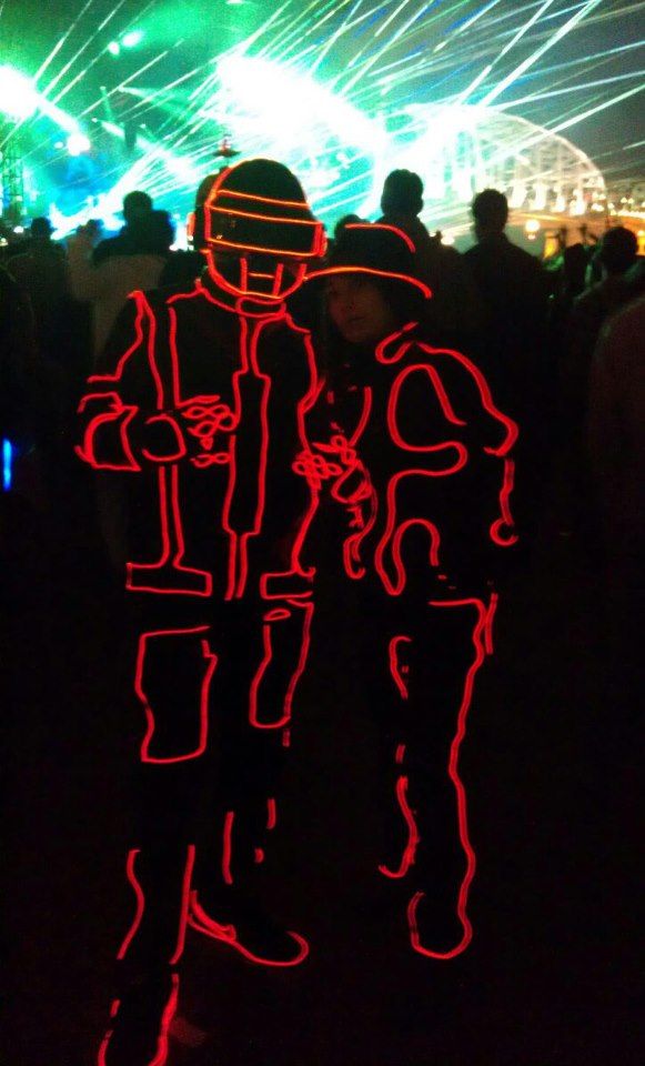 Tron. Daft Punk El Wire Suit! Halloween Costume