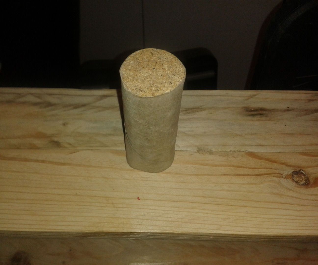 Pallet Saw Dust Fire Log