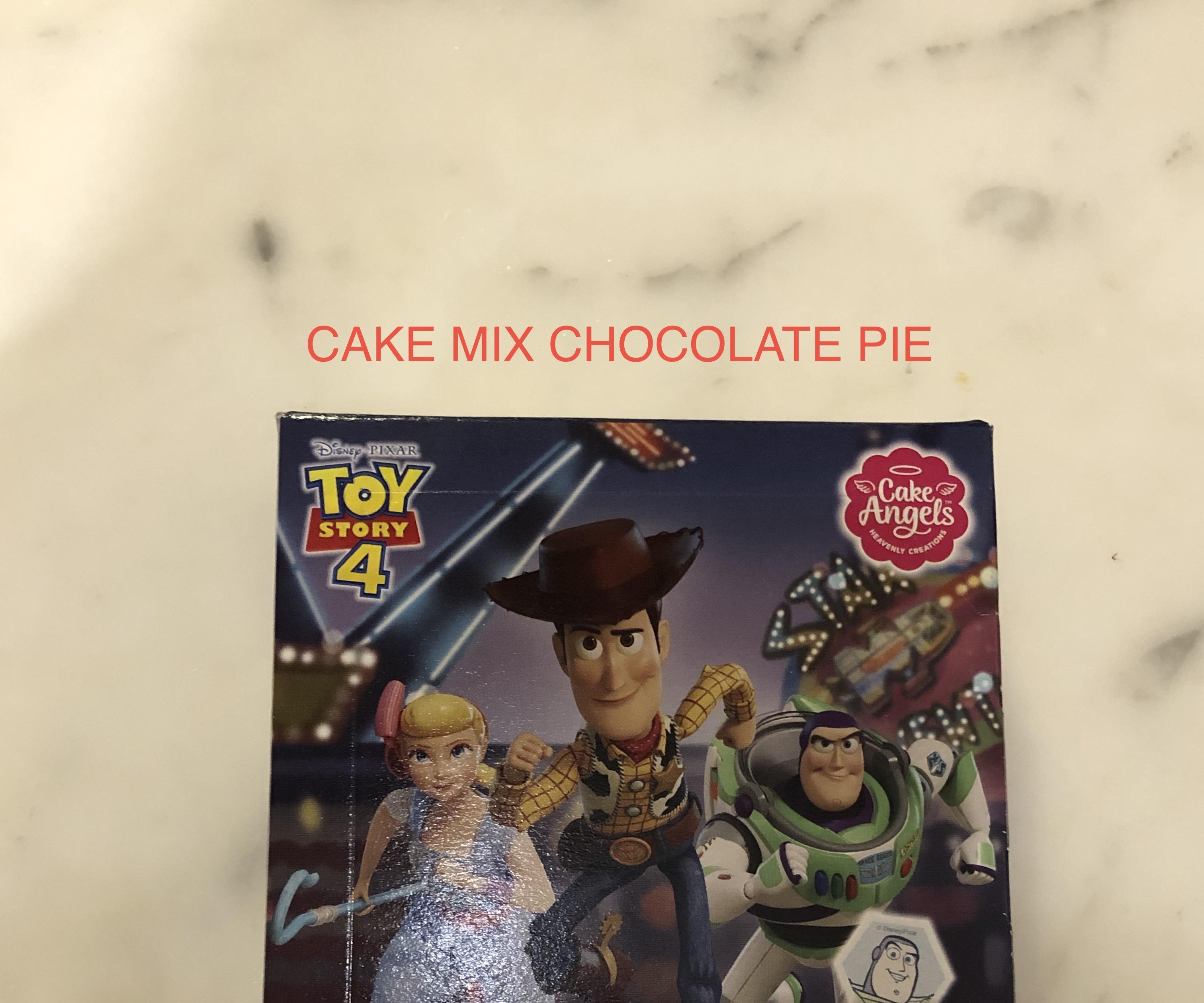 Cake Mix Chocolate Pie !?