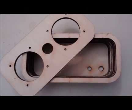 Layered Lasercut Loudspeaker