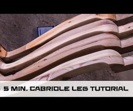 How to Make Cabiole Style Dining Table Legs