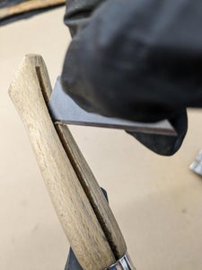 Stripping the Knife Handle