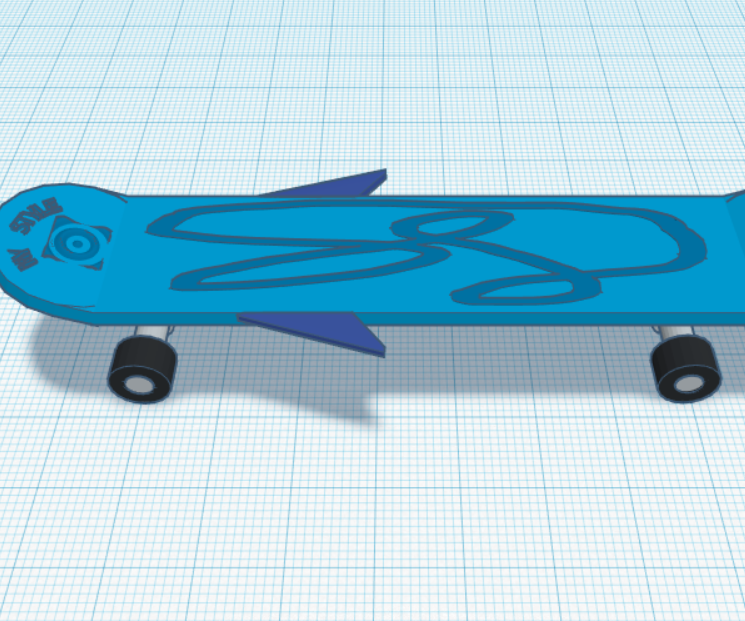 Personalized Winged Skateboard