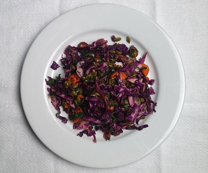 Purple Cabbage Salad Video