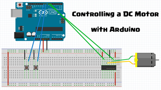 Controlling a DC Motor With Arduino : 6 Steps - Instructables