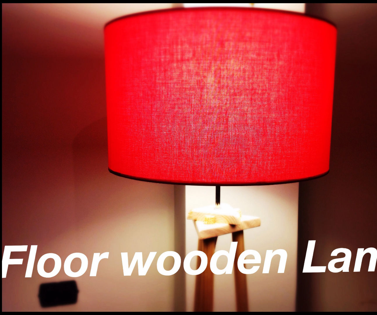 Floor Wooden Lamp