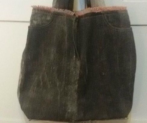 DIY NO-SEW JEANS BAG