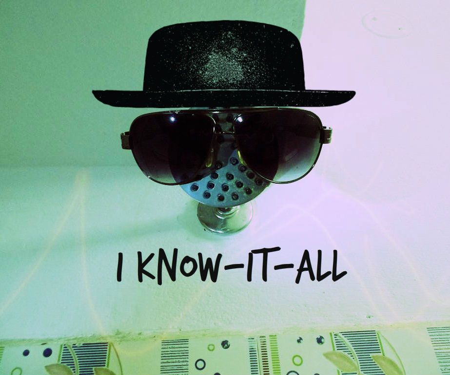 The 'know-it-all' Shower...