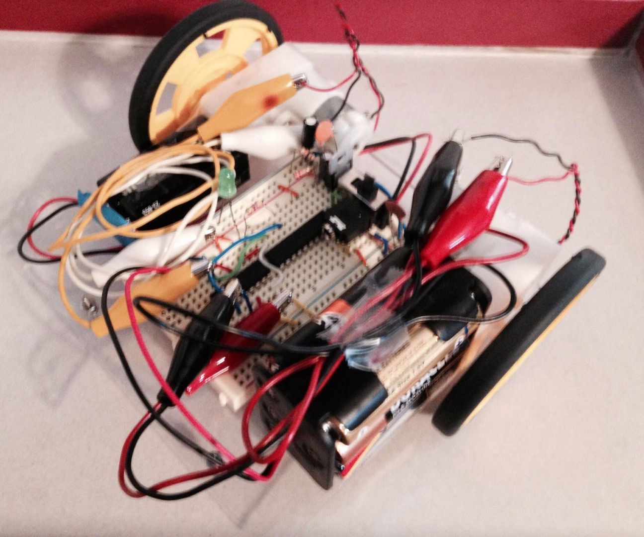 Touchless Sensor Controlled Robot