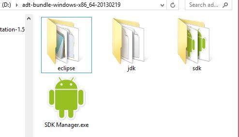 Check the SDK Folder