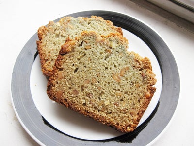 Fruit Juice Quick Bread With Toasted Peanut Butter Crust