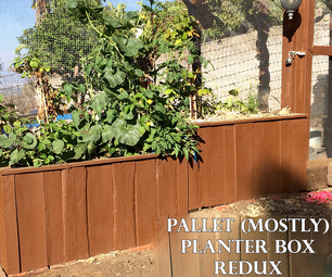 Pallet (Mostly) Planter Box Redux