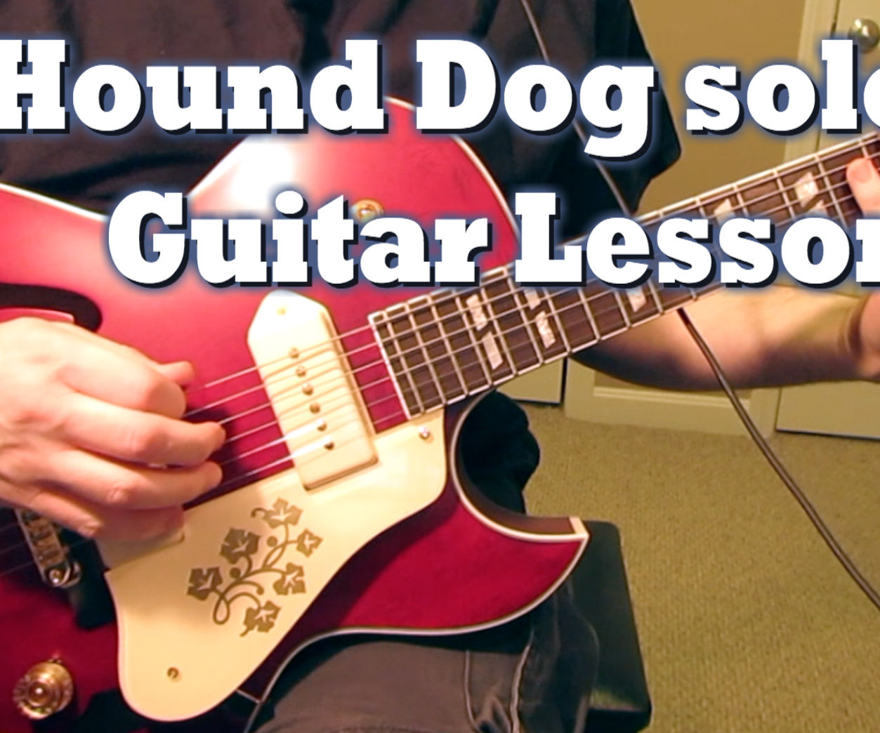 Hound Dog Guitar Solo #1 Lesson 