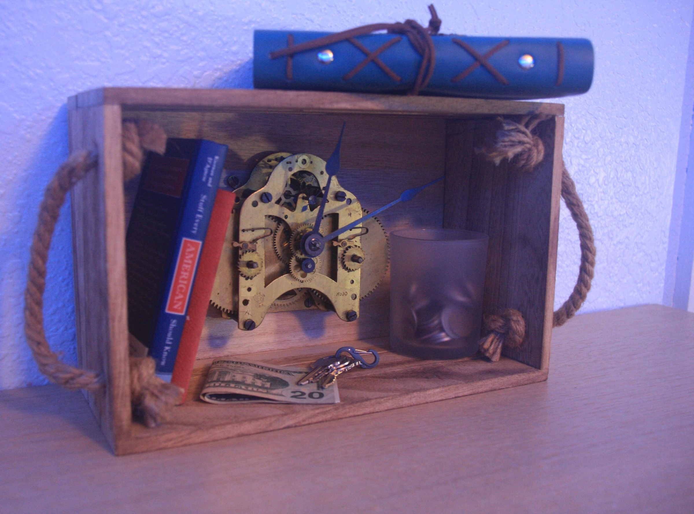 The Simplest Crate Bookshelf