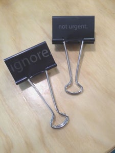 Binder Clips With Attitude
