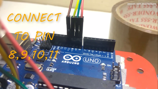 CONNECT MOTOR DRIVER TO ARDUINO