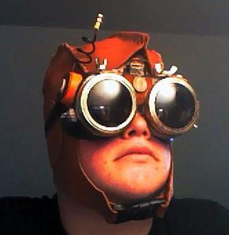 My Steampunk Aviators Cap & Goggles