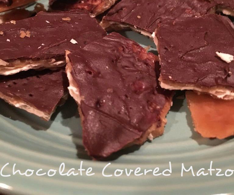 Chocolate Covered Matzo