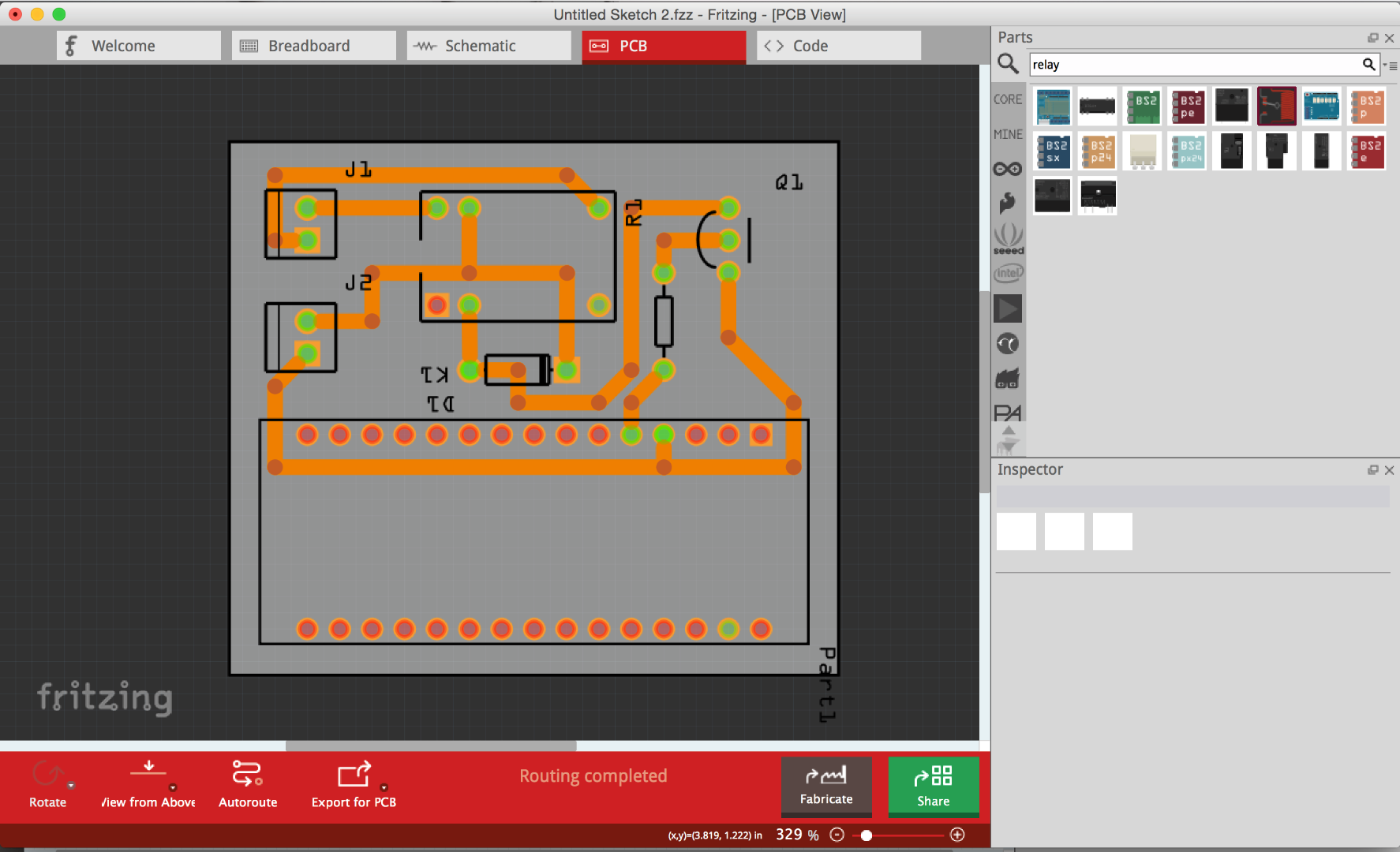 PCB Designing and Isolation Milling Using Only Free Software : 19 Steps