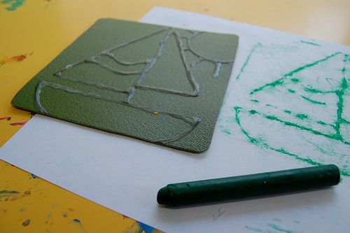 How to Make Toddler Rubbing Plates