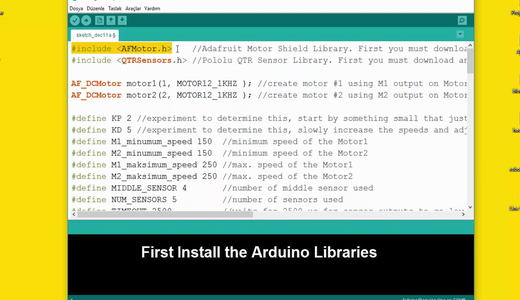 Copy the Code and Install the Arduino Libraries