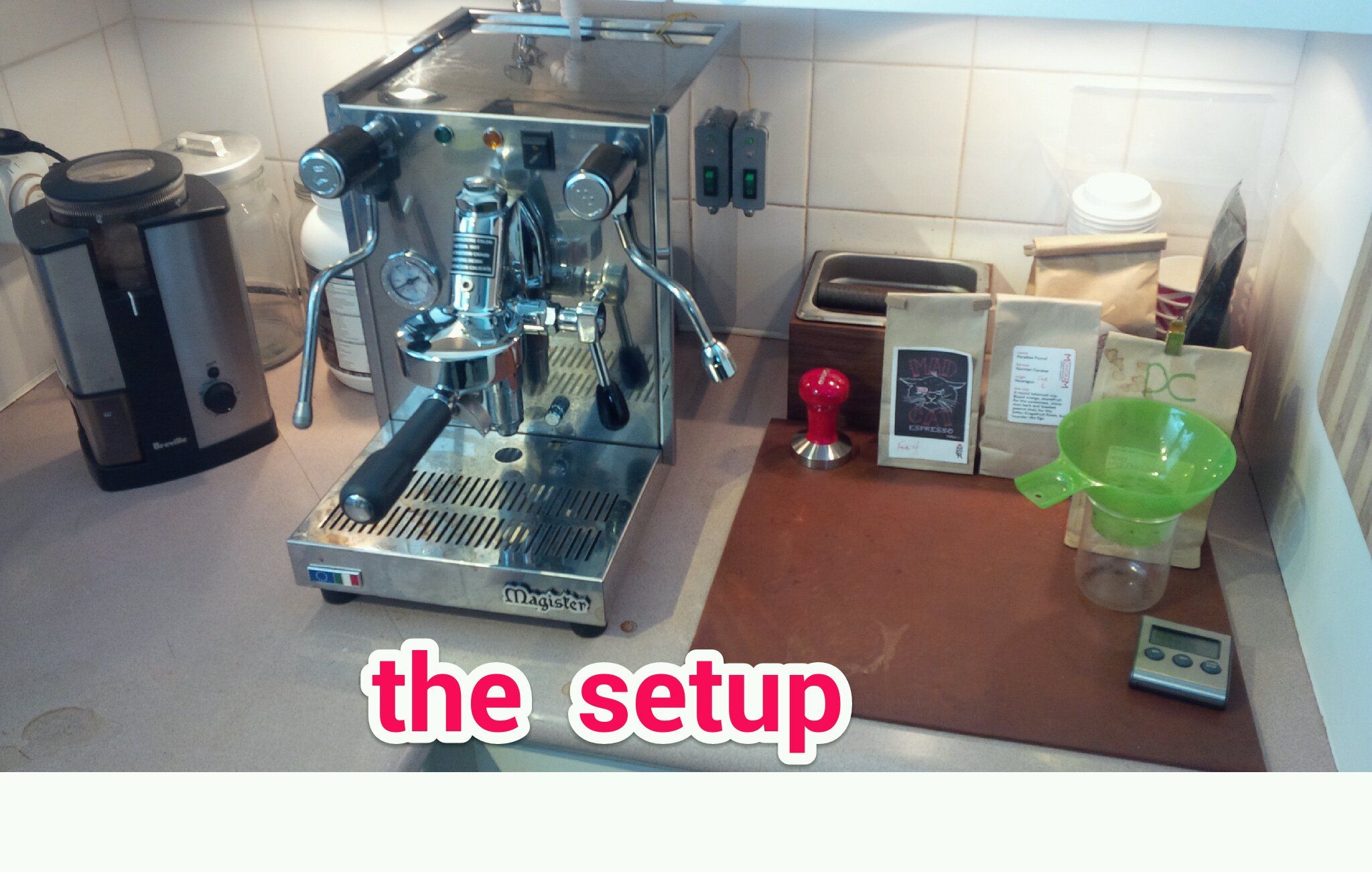 Espresso Machine Tank Fill Light