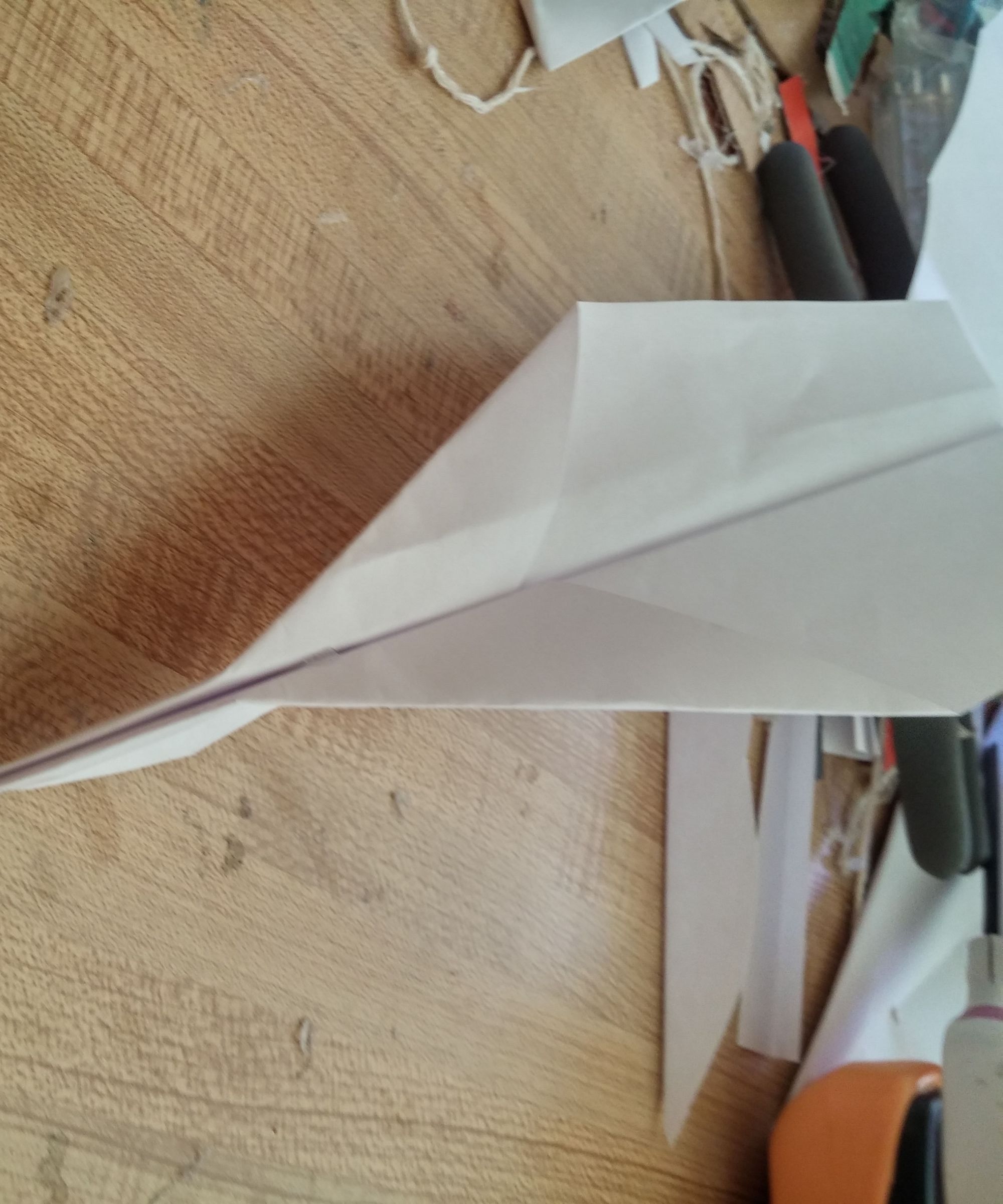 Easy-to-make Paper Biplane Glider