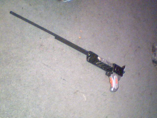 Painted Steampunk Rifle