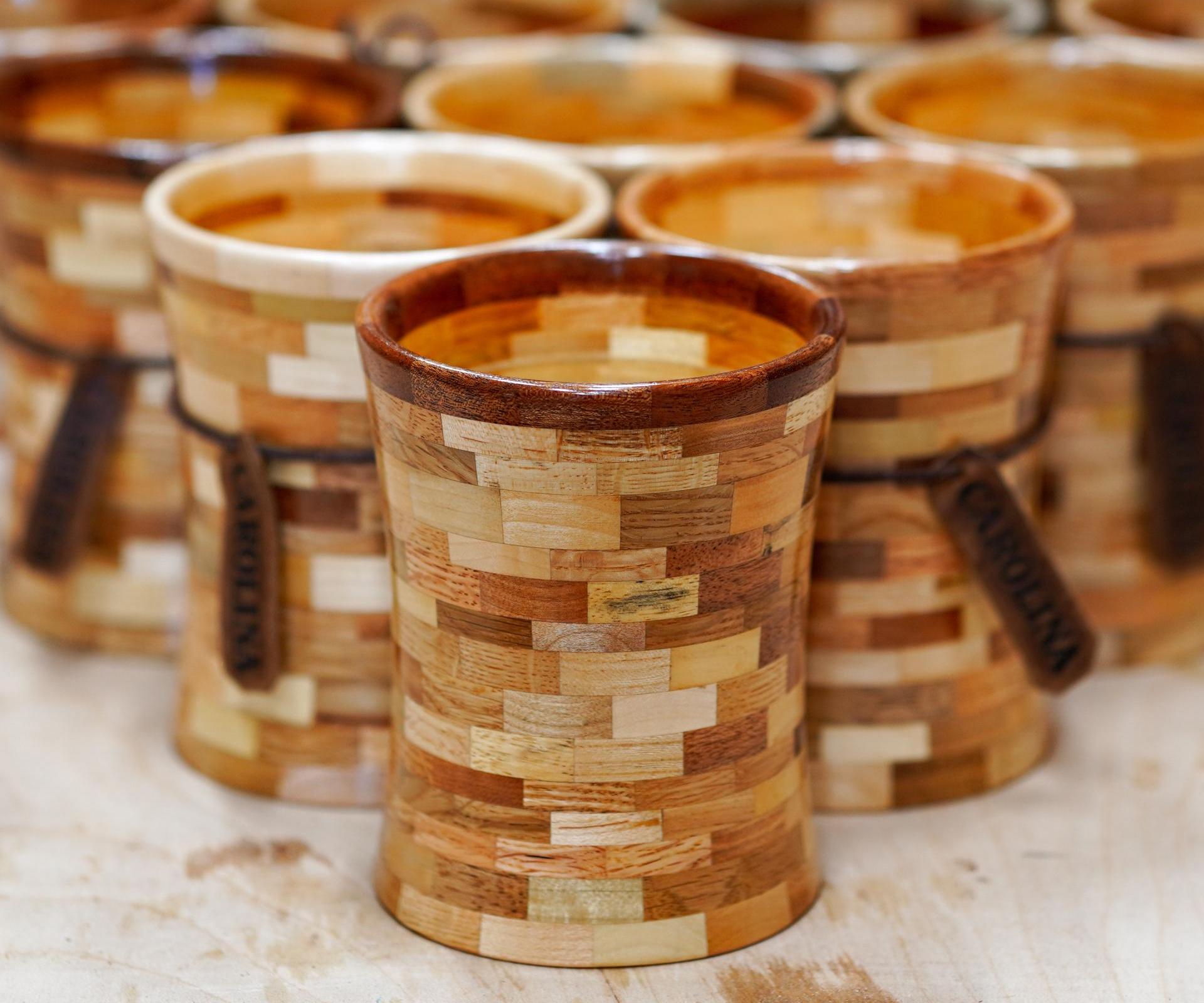 Pallet Wood Segmented Candles