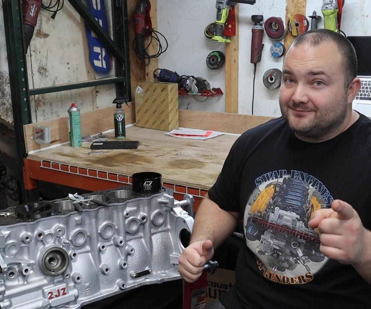 1000hp 2JZ Engine Bottom End Assembly
