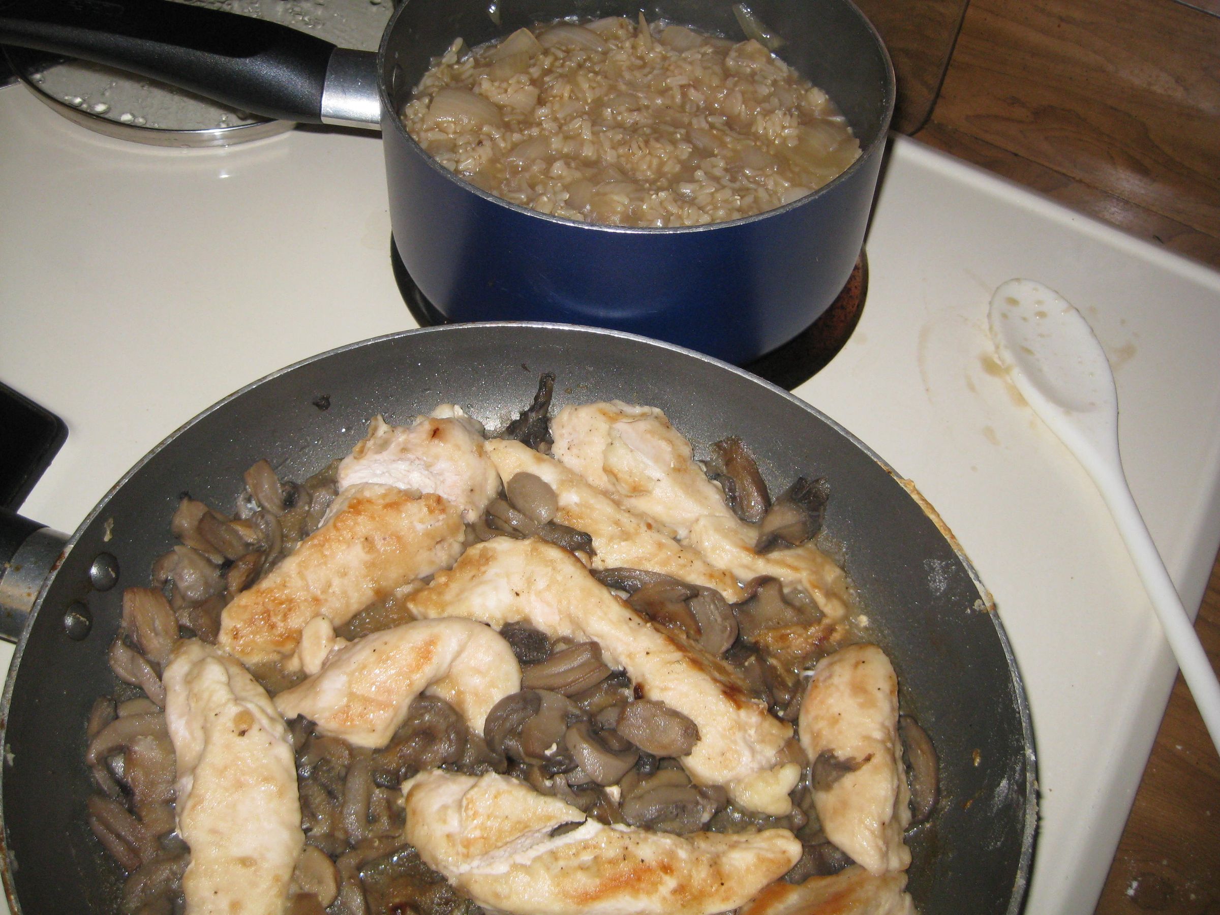 Chicken Marsala With Rice