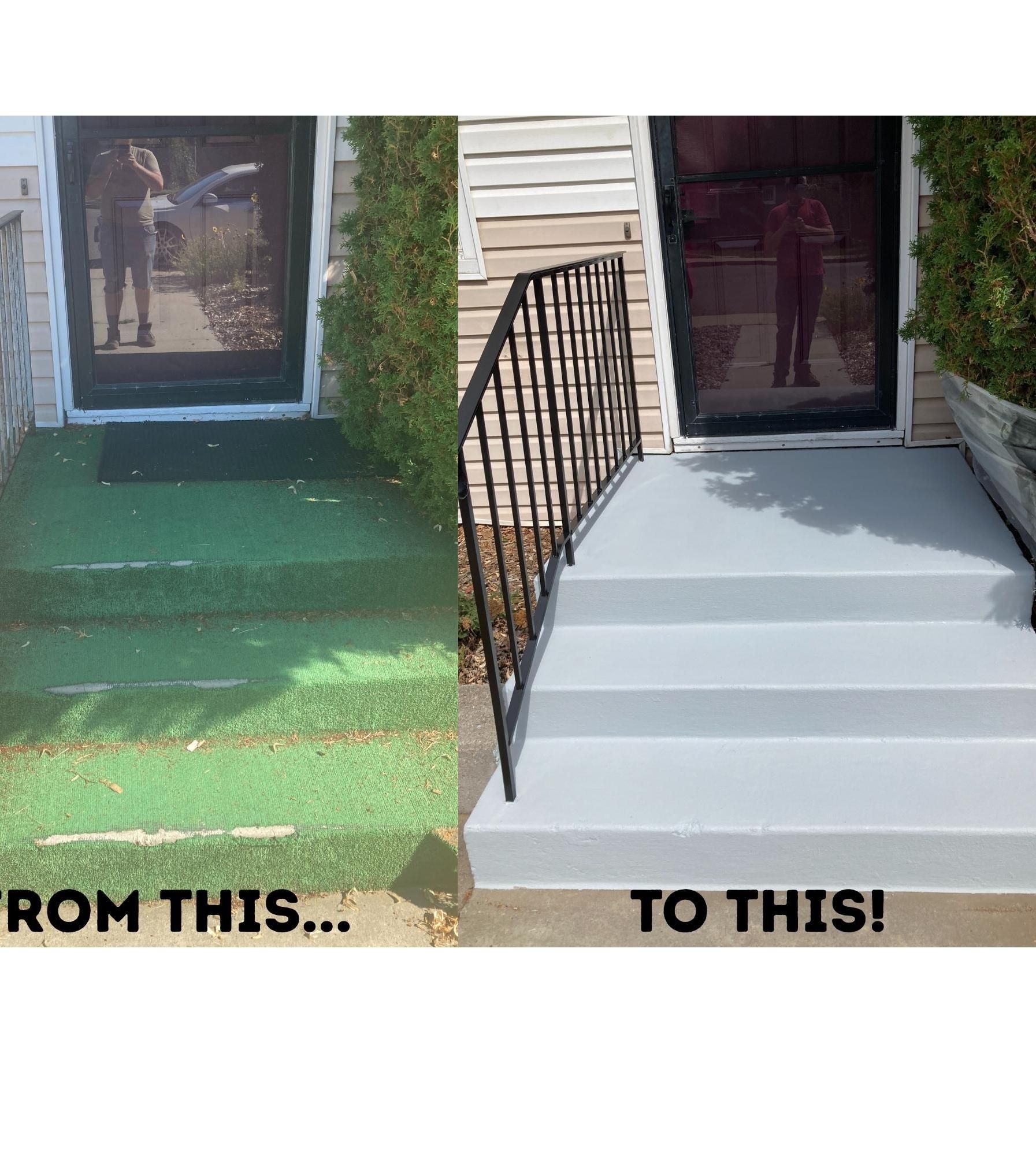 Home Repair: Front Stoop Glow-Up!