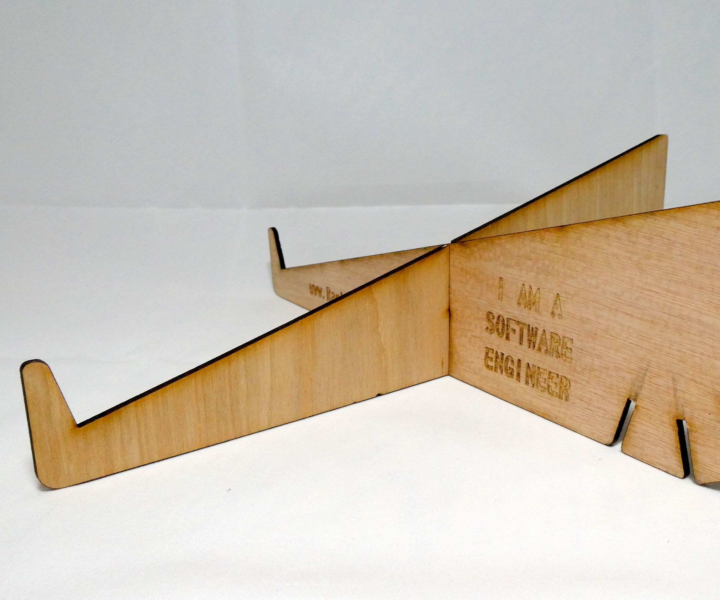 Laser Cut Adjustable Laptop Stand