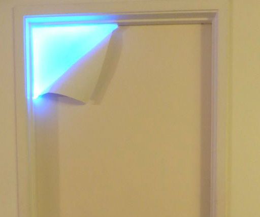 What's Behind the Door? Peel Away Paint LED Lamp/ Night Light