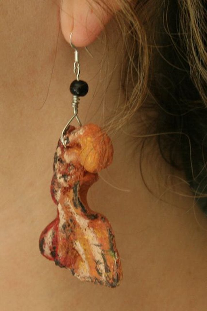 Bacon earrings Clearance
