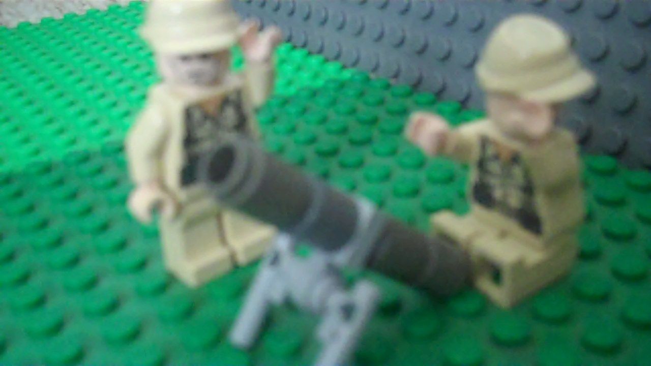 how to make a lego wwii mortar