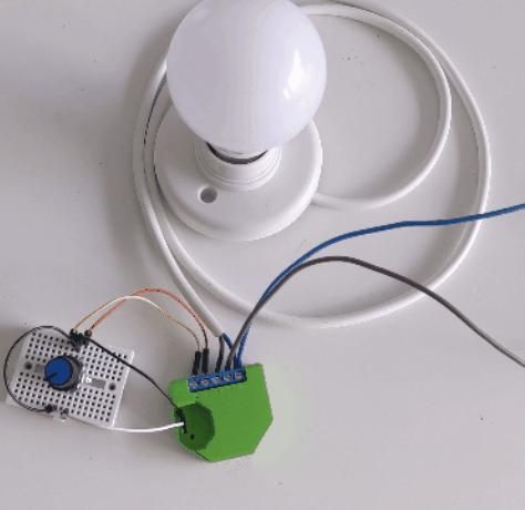 Shelly Dimmer Wall Switch With Rotary Knob and Home Assistant Intergration