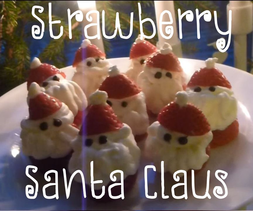 Strawberry Santa Claus - DIY Tutorial