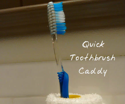 Quick Toothbrush Caddy