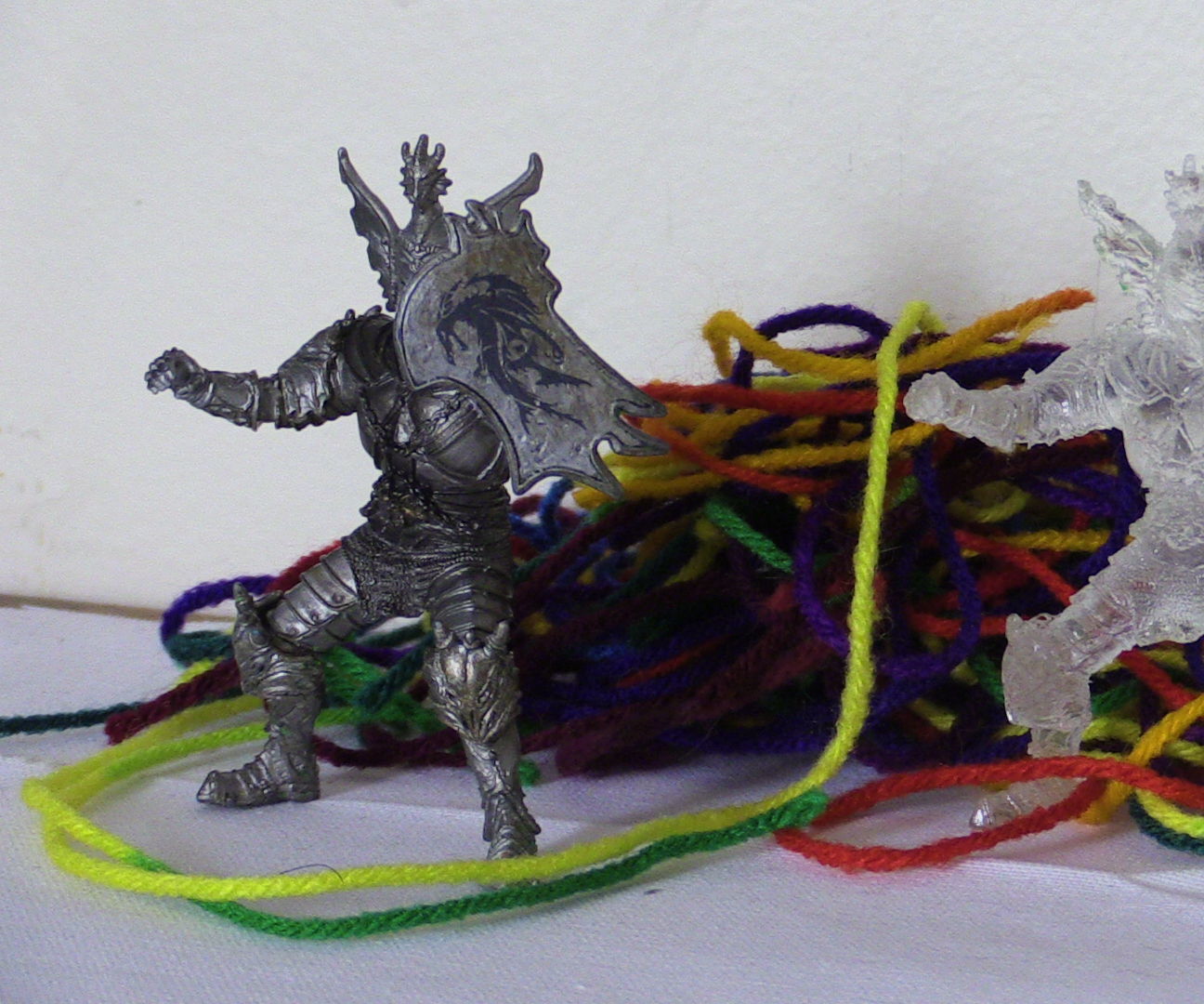 How to Make a Two Part Mold and Cast Crystal Clear Medieval Knight Action Figures 