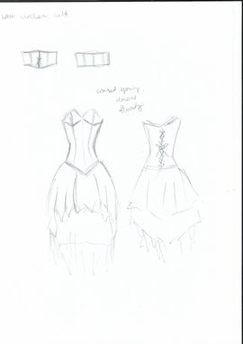 how to draw a corset dress How to Sketch a Corset Dress Tutorial