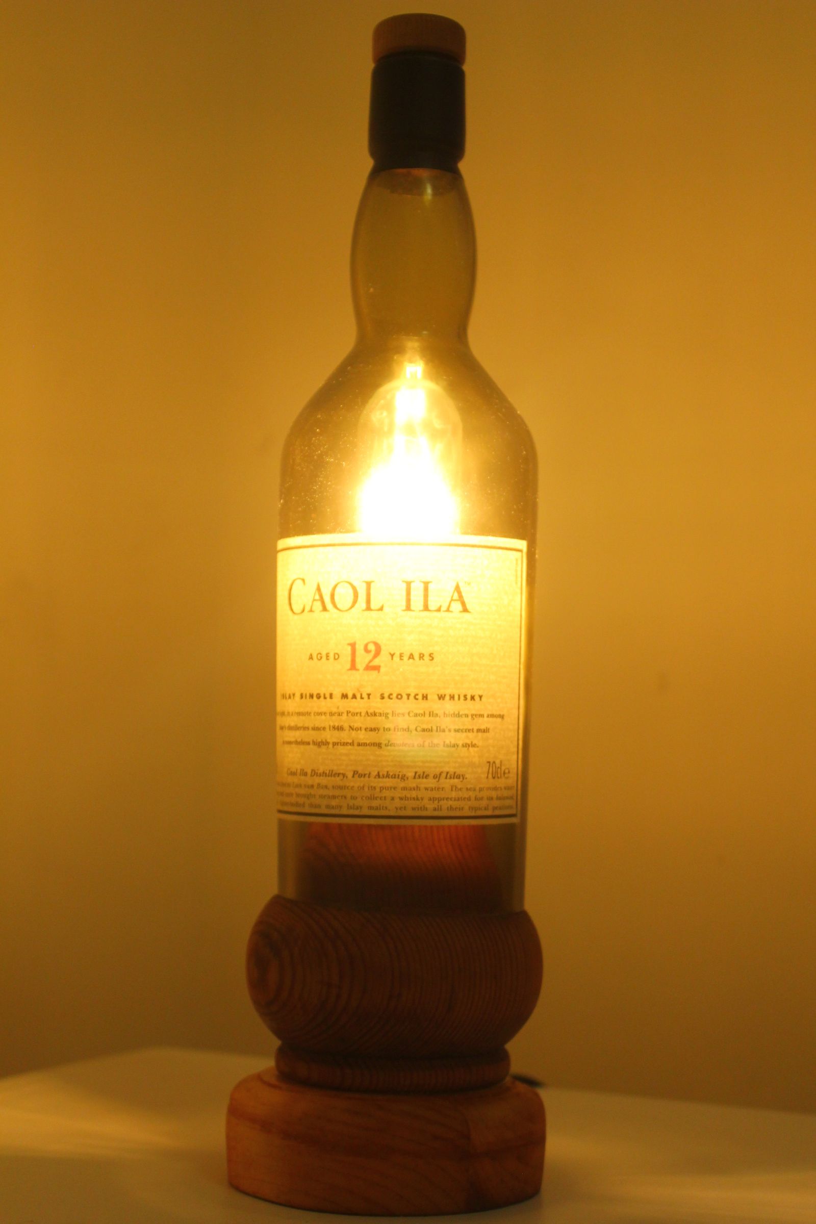 Make a Lamp From a Whiskey Bottle : 7 Steps (with Pictures) - Instructables