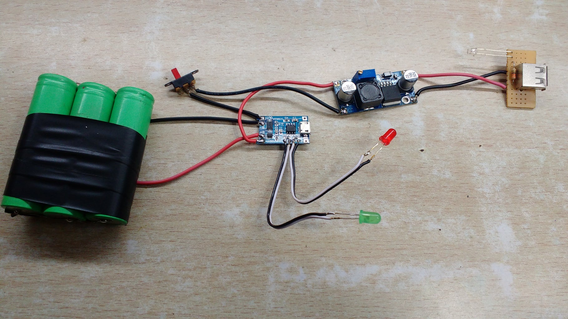 How to Make Power Bank on Your Own Easily 7 Steps with Pictures Circuit Diagram