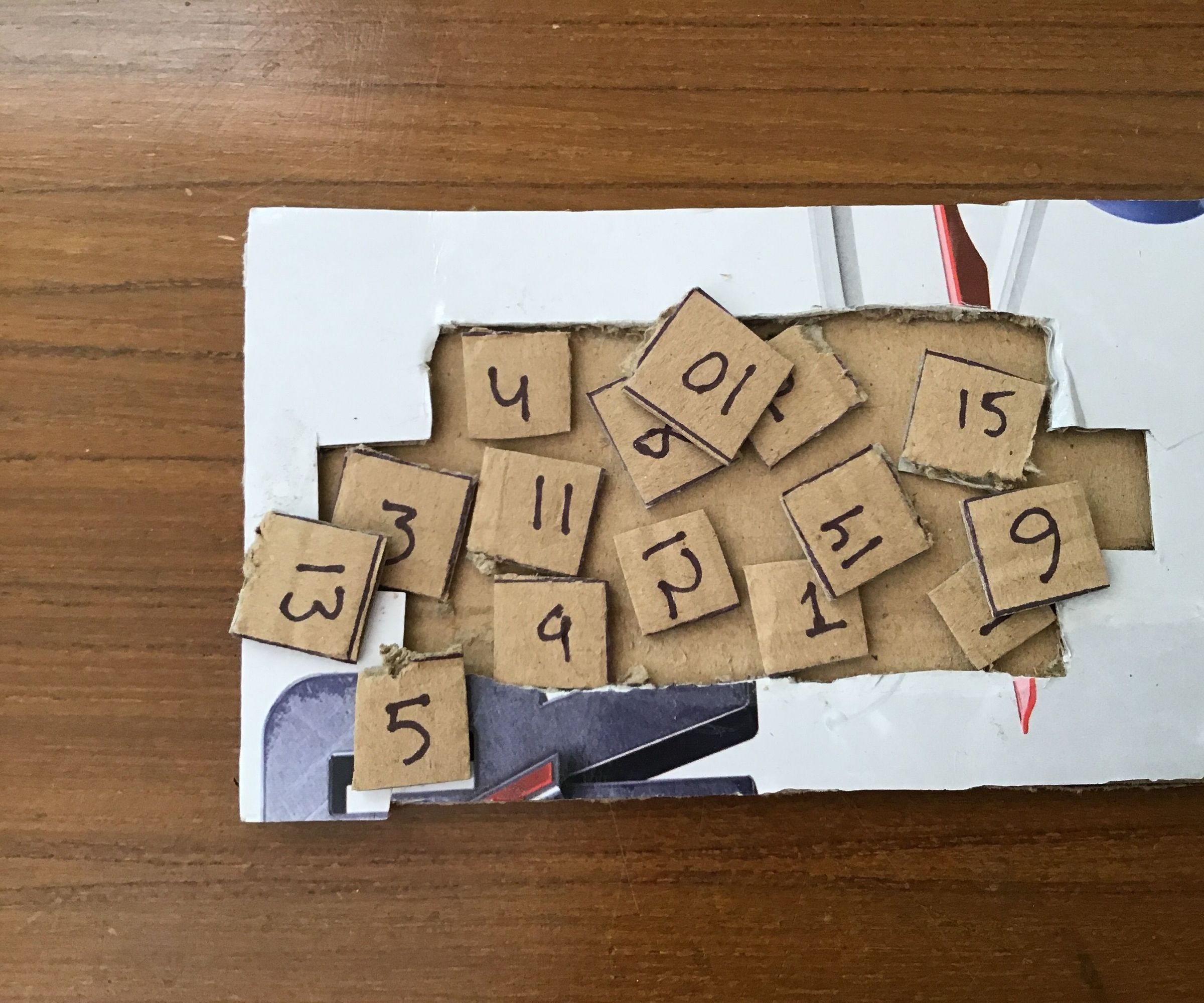 Cardboard Puzzle 